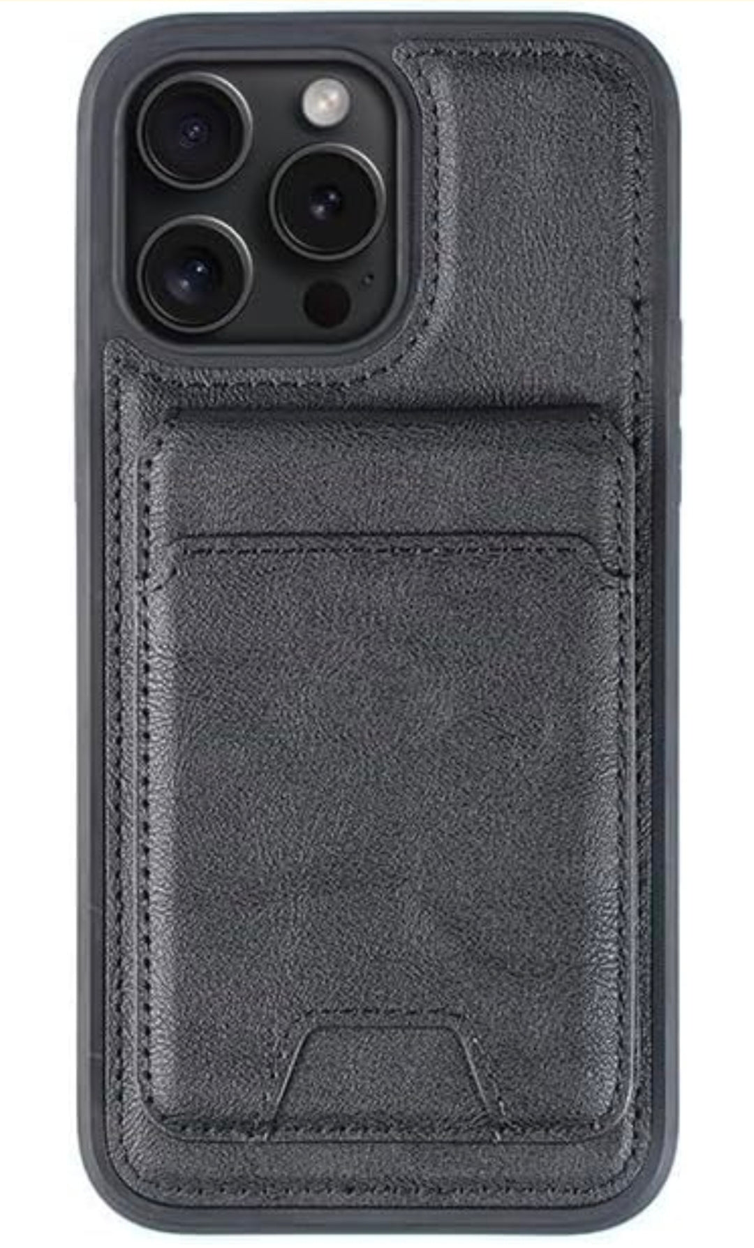 Wallet Case for iPhone 16 Pro Max with Magnetic Detachable Card Holder, Leather Cover and Shock absorbing Protection Shell
