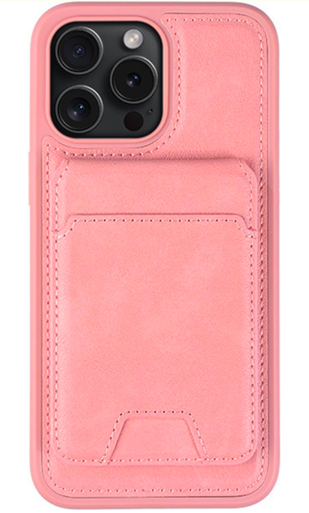 Wallet Case for iPhone 16 Pro Max with Magnetic Detachable Card Holder, Leather Cover and Shock absorbing Protection Shell